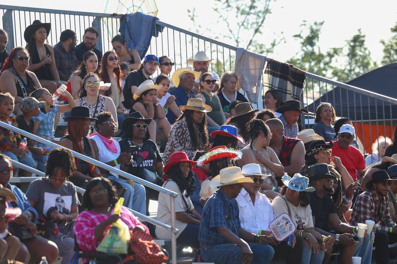 Spectators attend the 50th Pembroke Rodeo on Sunday, May 24, 2026.