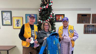 Rochelle Lions donate new winter coats, hats and gloves