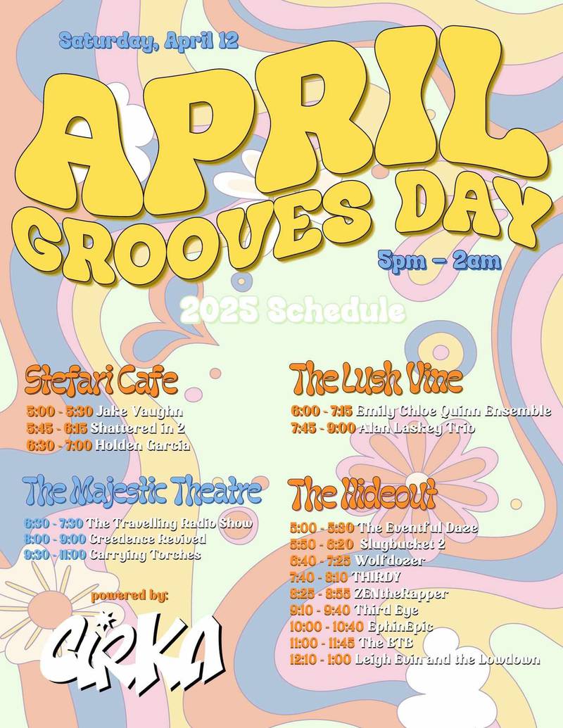 April Grooves Day returns to The Majestic on Sat. April 12, hosted by CIRKA.
