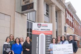 The First National Bank in Amboy donates $15,000 to SVCC Clippers Impact Challenge