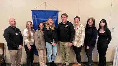 Rep. Fritts visits Rock Falls Rotary