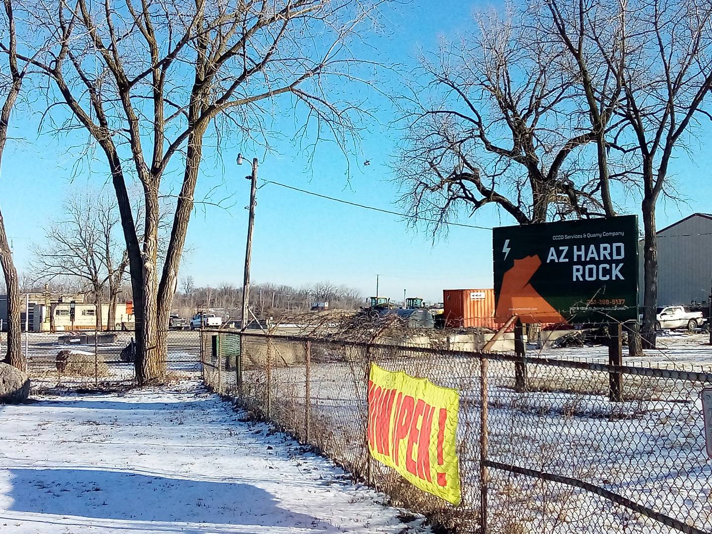A Welsch Redi-Mix plant is located across 135th Street from AZ Rock Quarry in Plainfield, as shown here on Friday, Jan. 17, 2025.