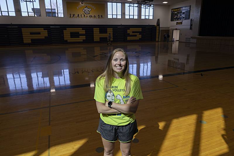 Coach and teacher Emily Joines is a leader on and off the court at Polo High School.