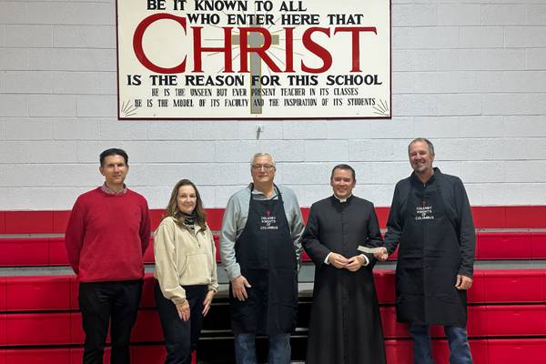Oglesby Knights of Columbus donate $1,500 to Acutis Academy