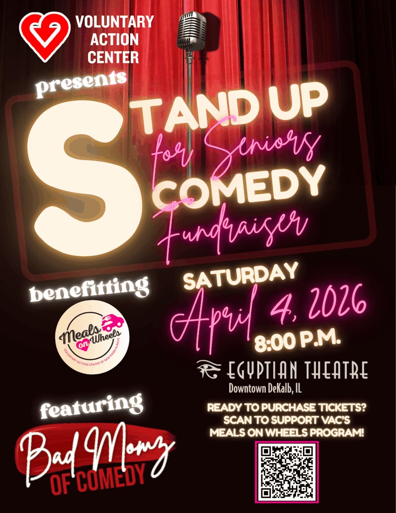 The Voluntary Action Center will host Stand Up for Seniors, a special comedy fundraiser featuring the nationally touring Bad Momz of Comedy, with all proceeds benefiting Meals on Wheels of DeKalb County