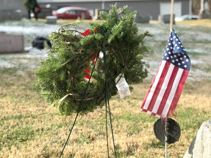 Wreaths Across America on Dec. 18, 2021 at Lusk Cemetery in Albany.