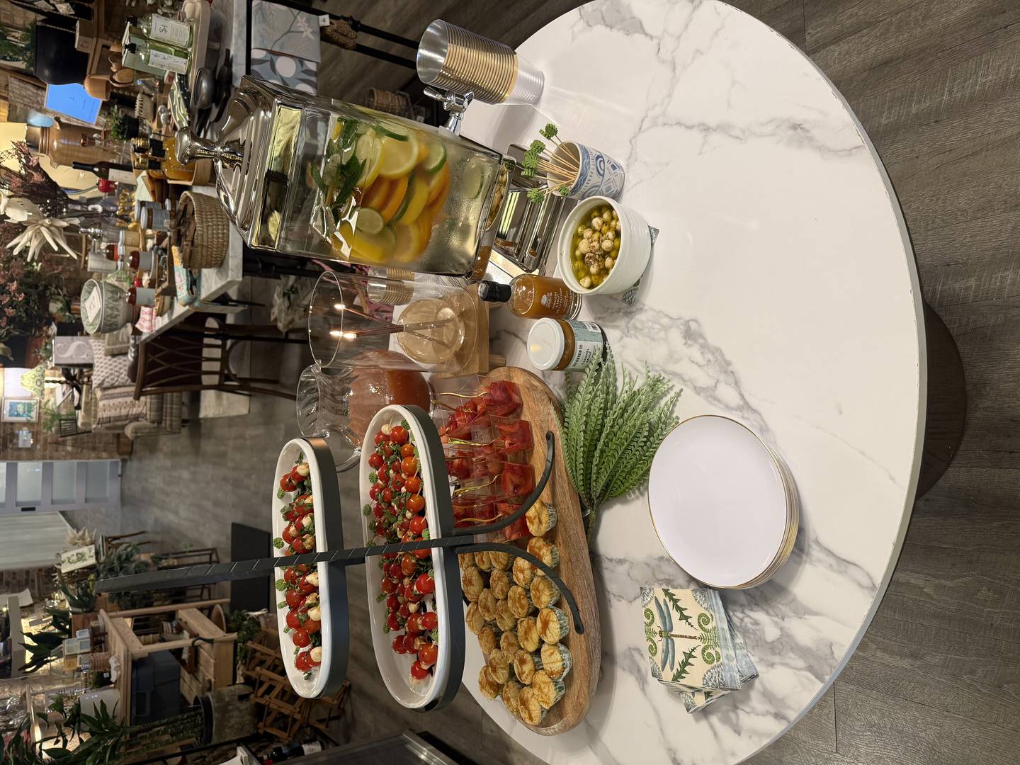 Stonehouse owner Fran Rouse has opened a second store in Wheaton that also carries Everlasting Candle sets. “It's just a beautiful ambient candle that's odorless and smokeless,” she says.