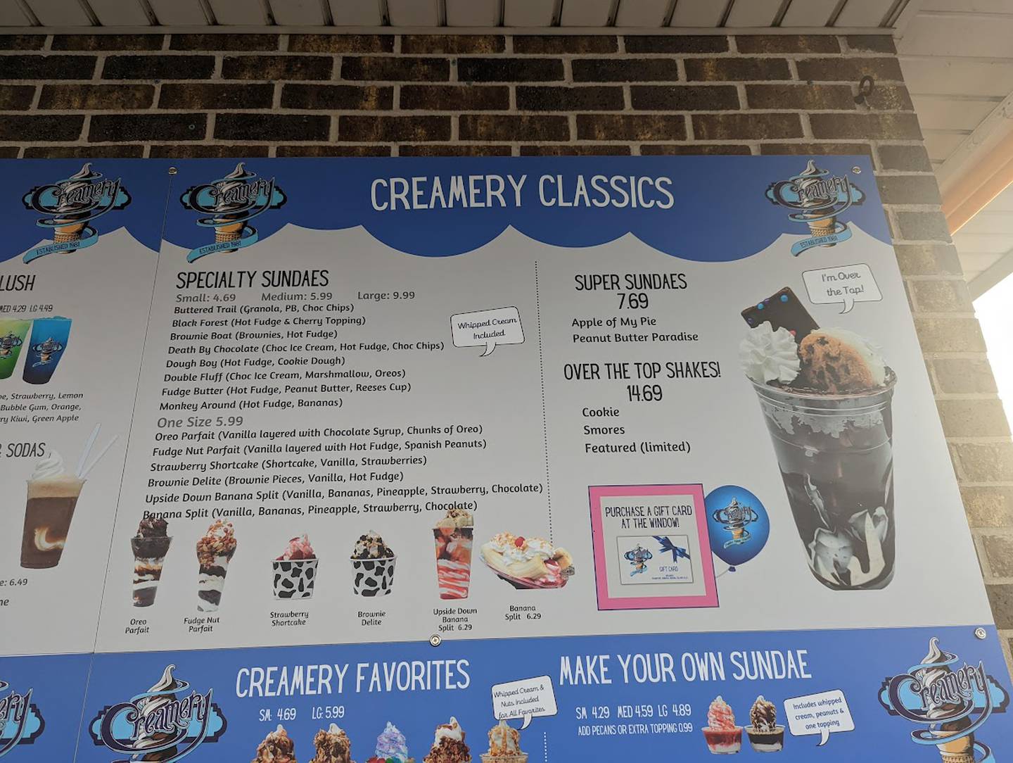 The Minooka Creamery is a longtime favorite ice cream venue that often attracts long lines. The wait is typically minimal and the ice cream is worth the wait.