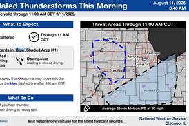 Storms, heavy rain possible in northern Illinois