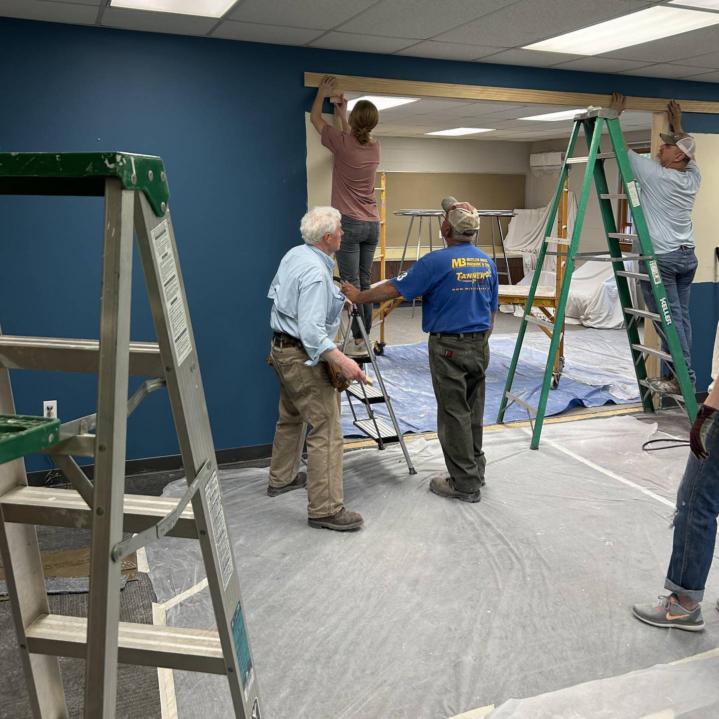 The Magi Baby Chest, a social outreach program facilitated by St. Louis Catholic Church, recently has undergone an expansion project in order to serve more families. The Magi Baby Chest provides baby supplies once a month to families with children ages newborn to 4 years old.