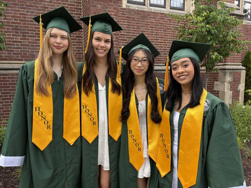 Glenbard West High School held its graduation ceremony on Thursday, May 22, 2025 at the school in Glen Ellyn.