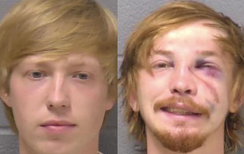 Kaleb Findlay (left) and Jake Madding