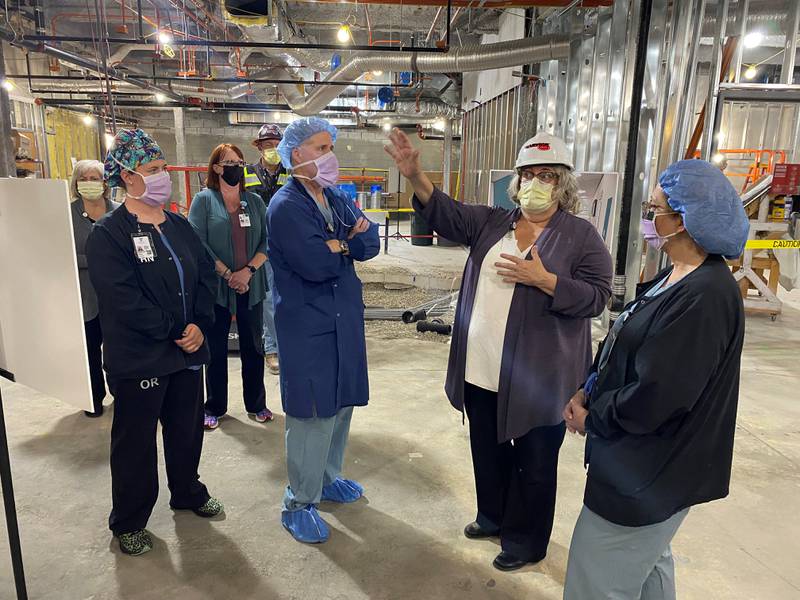Morris Hospital is making significant progress on its latest round of renovations that will result in a new, state-of-the-art, $13.2 million surgery department.