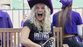 Go Purple: Dixon’s homecoming parade showcases school spirit