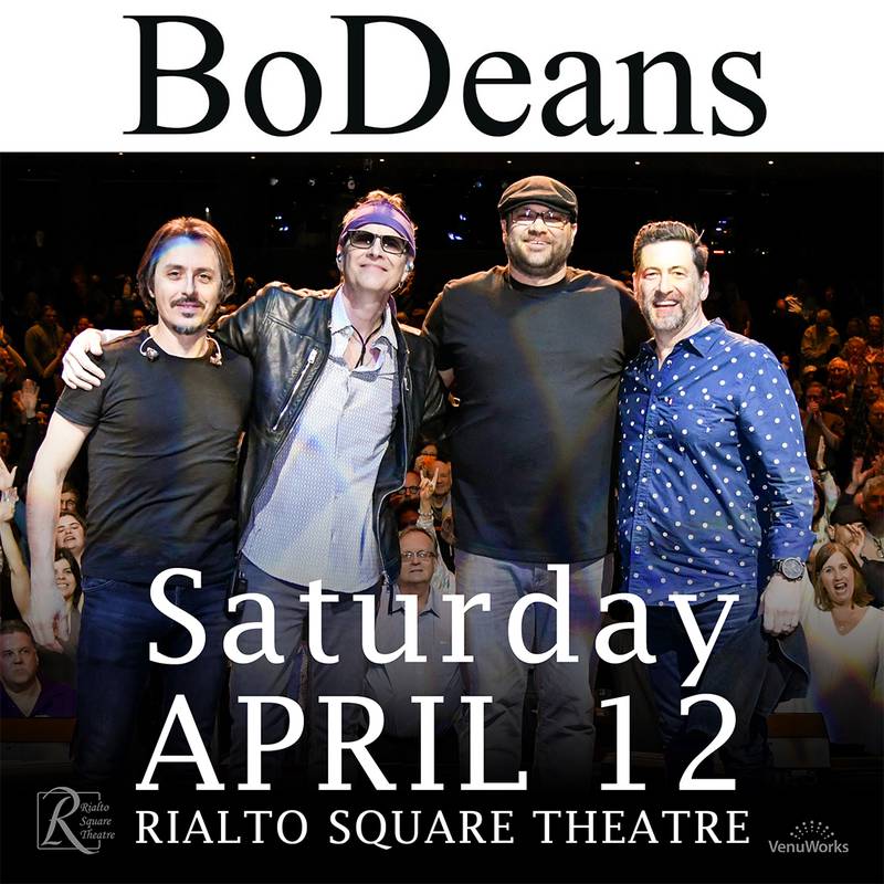 BoDeans will return to the Rialto Square Theatre on Saturday, April 12.