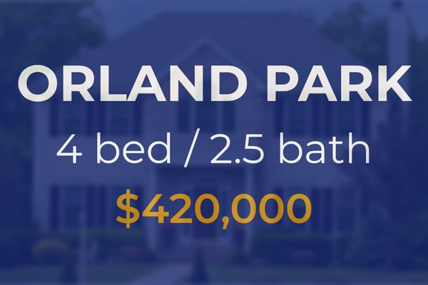 Single-family home sells in Orland Park for $420,000