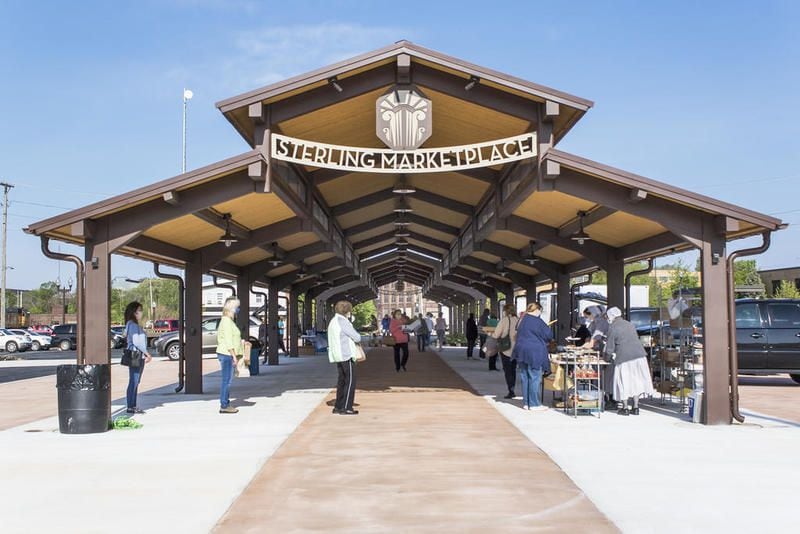 Beginning in May, the indoor Twin City Farmers Market will expand outdoors in the Sterling Marketplace Pavilion.
