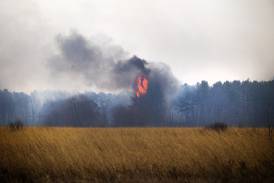 Crews extinguish brush fire with 15-foot high flames at Green River State Wildlife near Walnut