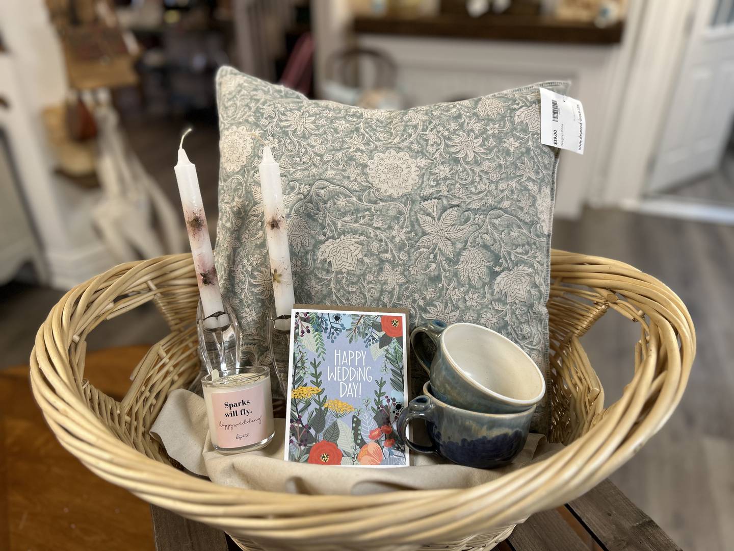 Light & Pine Collective in Batavia is a great place to start when making a gift basket.