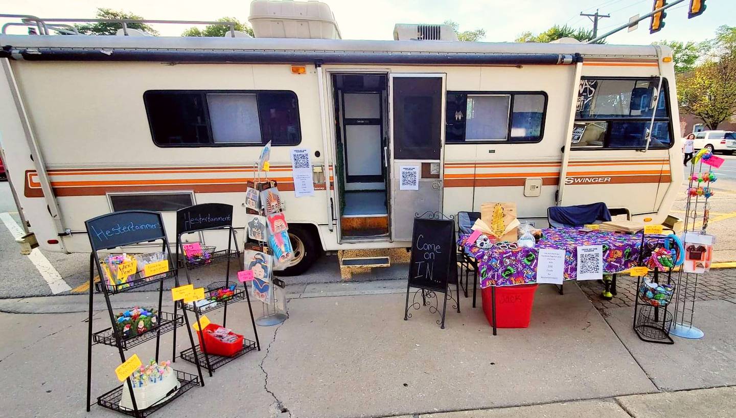 Wonderlust at Clayton's Rail Market under the lights event.