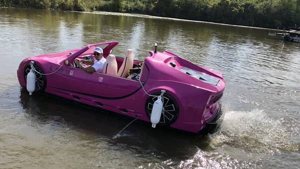 Riding on the water: Boats made to look like luxury cars available to rent on Chain O’ Lakes