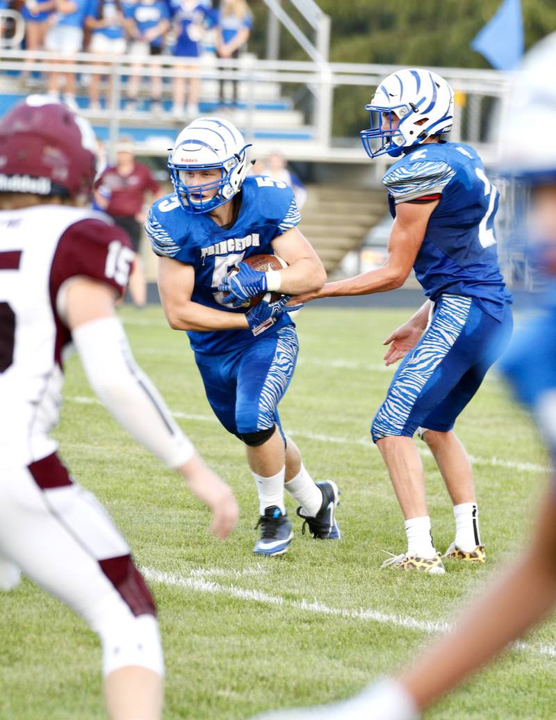 Princeton CJ Hickey rushed for 114 yards in last year's season opener, but injured his knee and missed most of the rest of the season. He is ready to make up for lost time his senior season.