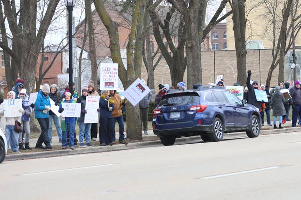 Photos: Illinois Valley Indivisible holds 'ICE out for good' rally in Ottawa