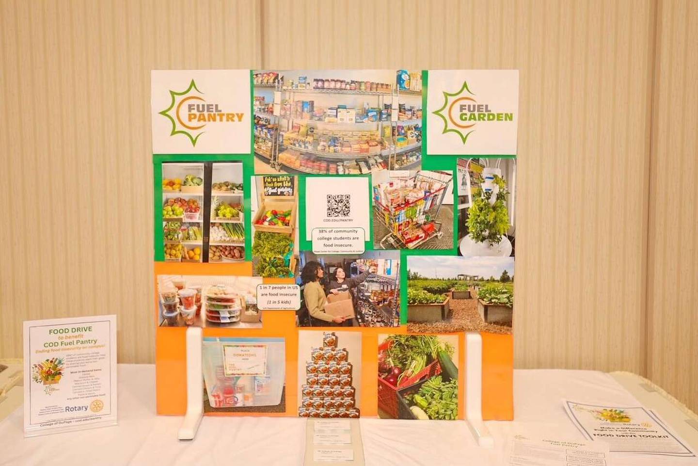 Glen Ellyn and Wheaton Rotarians are collecting donations for the on-campus food pantry at the College of DuPage.