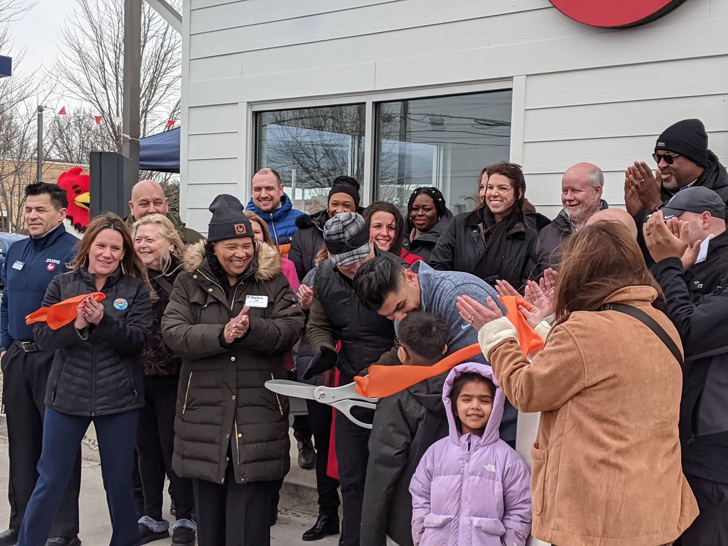 The newly opened Zaxby’s restaurant in Plainfield had a grand opening celebration on Tuesday, Feb. 24, 2026.
