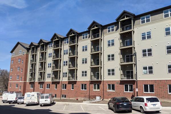 Second building now done at The Reserve at Hudson Crossing in downtown Oswego 