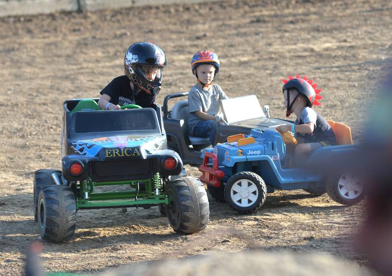 Kids' took part in their own demolition derby at the Ogle County Fair on Saturday, Aug. 5, 2023.