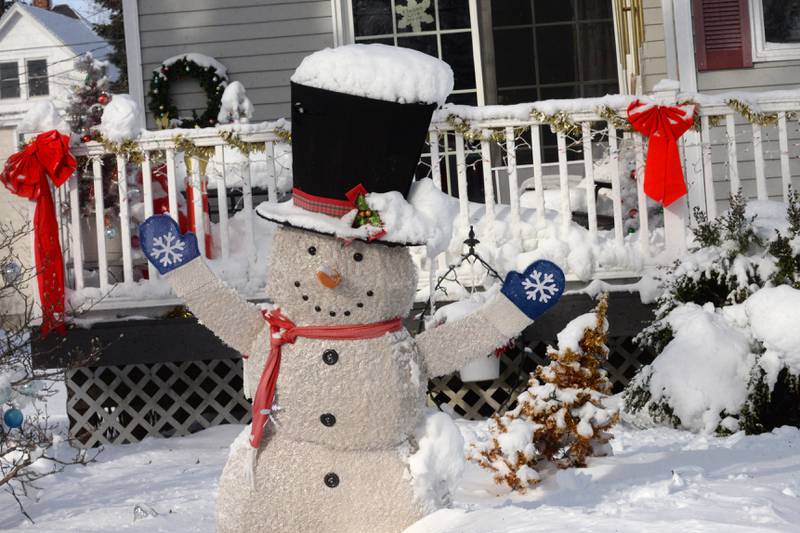 This snowman in Polo was happy on Monday, Jan. 15, 2024 after last weekend's winter storm dropped 10-12 inches of snow across the region. Temperatures remained below zero throughout the early part of this week with nighttime lows reaching -14.