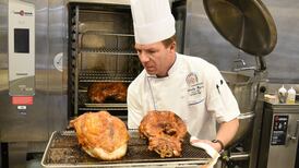 ‘They’re a long way from home’: COD culinary students cook Thanksgiving dinner for Navy recruits 