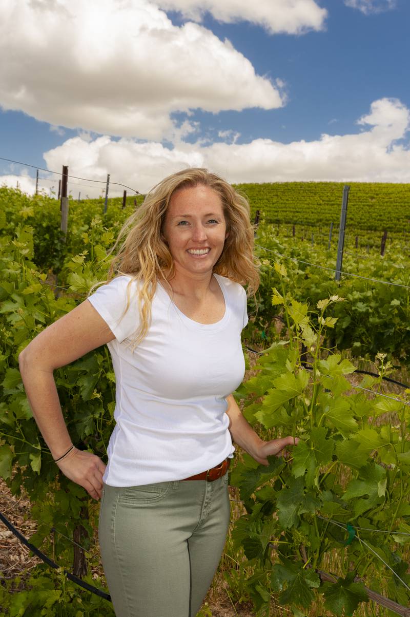 USA, Washington, Walla Walla. Spring Valley Vineyard. Katherine Derby Raymond, sixth-generation.