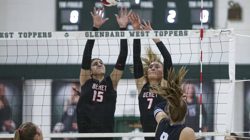 Photos: Benet vs. St. Charles North volleyball, Class 4A Glenbard West Sectional final