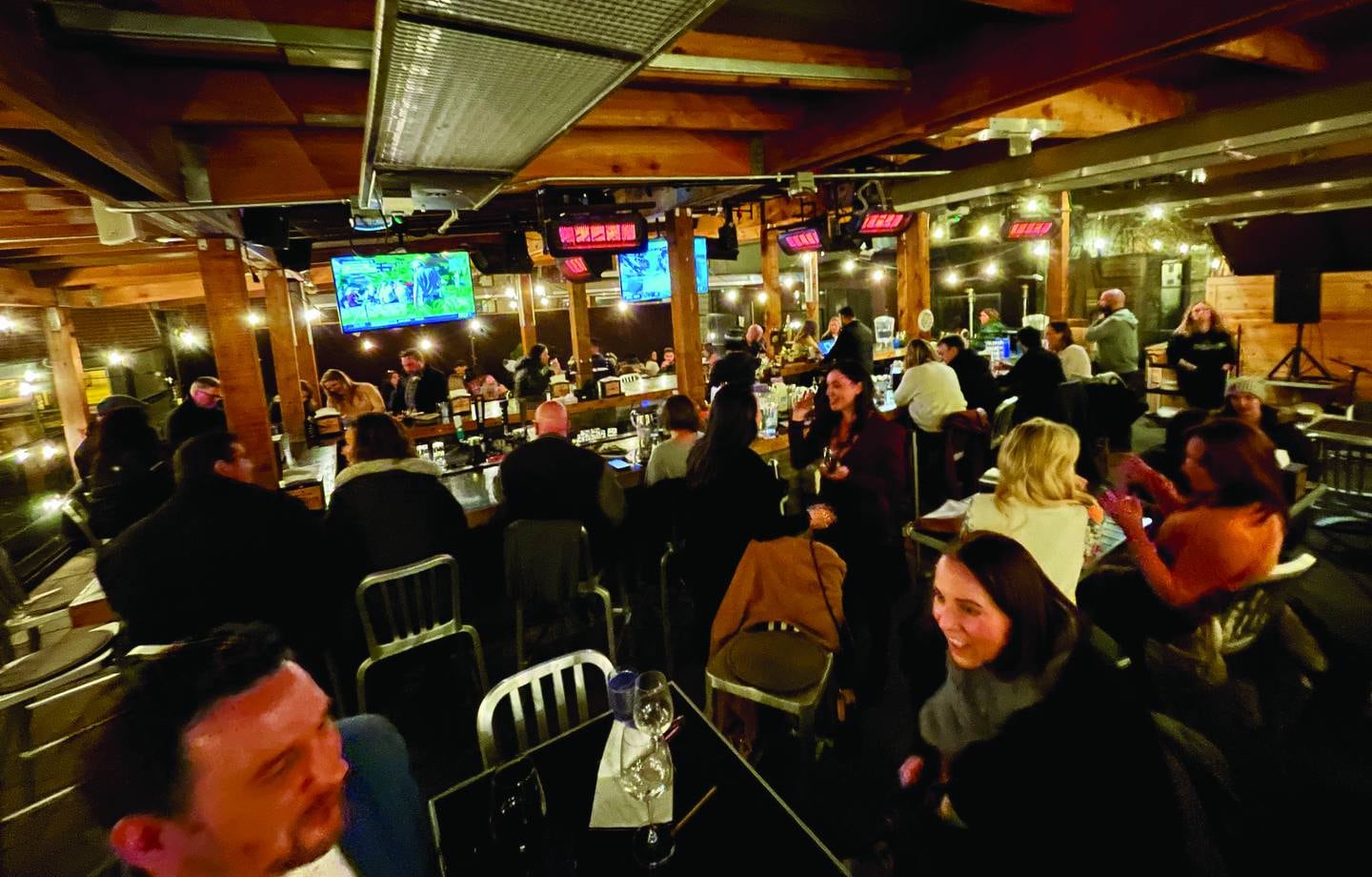 Preservation in Geneva offers outdoor dining throughout the season on its winter patio.