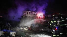 Garbage fire cause of reported blast near Cary; chief praises crews’ work in extreme cold