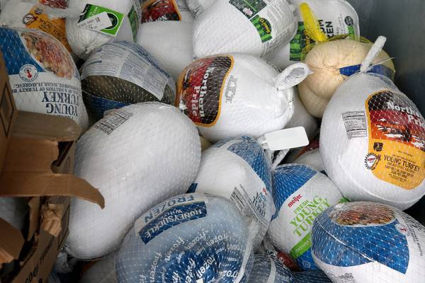 Thanksgiving turkey prices lower this year