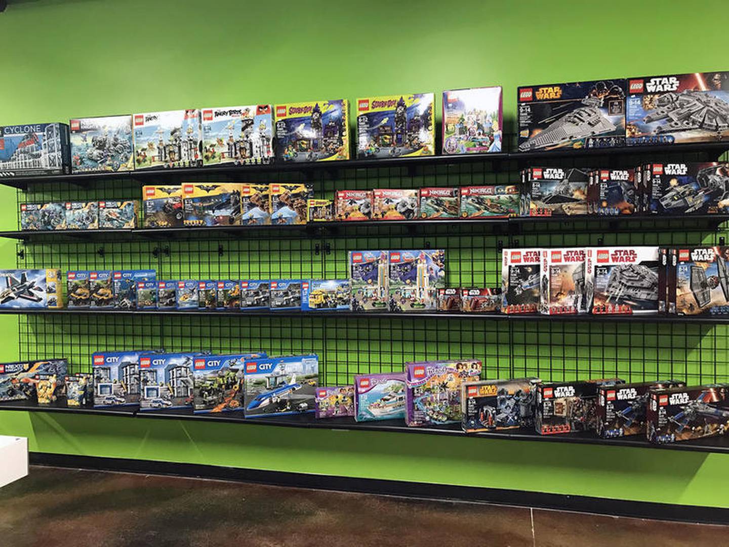 KNOW MORE

A 90-minute Lego-themed birthday party at Bricks & Minifigs includes:

• Bulk Lego and base plates for children to build together during the party.

• A party host for the duration of the event.

• Each child gets to build two figures from the “build your own table” to take home.

• Printable online party invitations.

• Bricks & Minifigs photo op cutouts.

• Four-lane racetrack and zip-line course available for use.

----------------------

IF YOU GO

WHAT: Bricks & Minifigs

WHEN: Grand opening is from 9 a.m. to 7 p.m. Saturday. Regular hours are from 10 a.m. to 7 p.m. Monday through Friday, 9 a.m. to 8 p.m. Saturday and 10 a.m. to 6 p.m. Sunday.

WHERE: 20649 Renwick Road, Crest Hill

INFORMATION: Visit www.bricksandminifigs.com/stores/crest_hill.