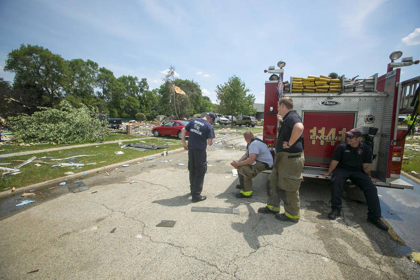 Marengo home explosion, fire and aftermath coverage Shaw Local