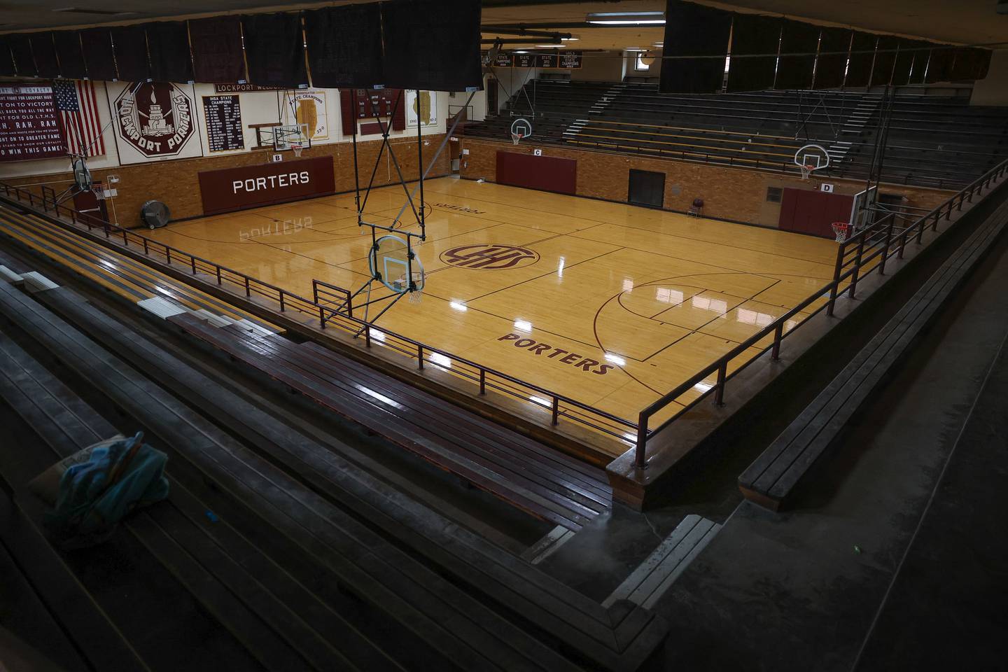 Lockport Township High School Central Campus gymnasium nicknamed “the pit” will need some minor work done as well as the major repairs on the ceilings.