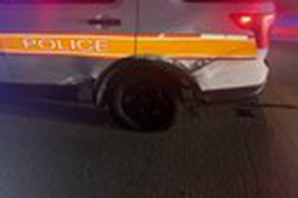 ISP squad car struck on I-55 near Dwight