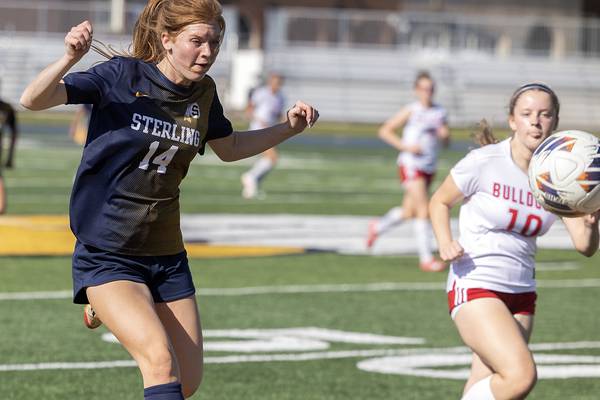 Delia Block posts hat trick in Sterling’s 3-1 postseason girls soccer victory over Streator