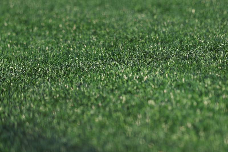 Sun reflects off the turf at the softball game between Joliet West and Joliet Central on Wednesday, April 22, 2026 in Joliet.