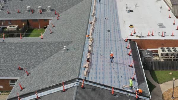 Photos: New roof replaced at Illinois Veterans Home in La Salle