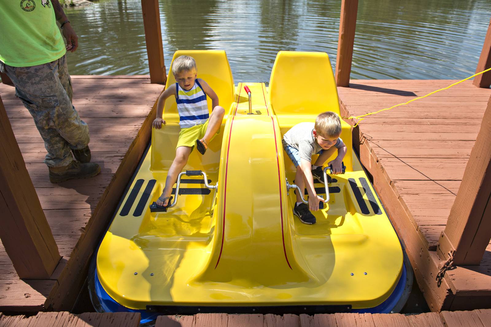 Paddle boats are back in business Saturday in Rock Falls Shaw Local