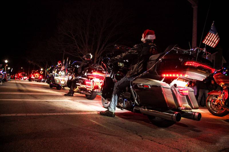 Morris held the Annual Lighted Holiday Parade in Downtown Morris on Friday.