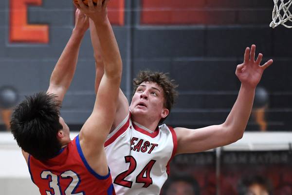 Sam Walton, Glenbard East slams Glenbard South