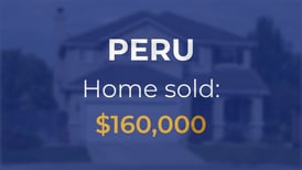 Single-family home sells for $160,000 in Peru