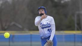 Newman scores nine runs in the first inning in a win over Lena-Winslow